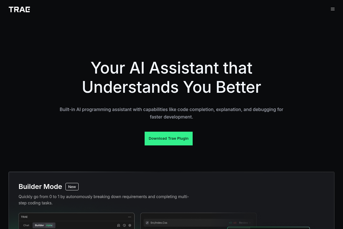 MarsCode website preview